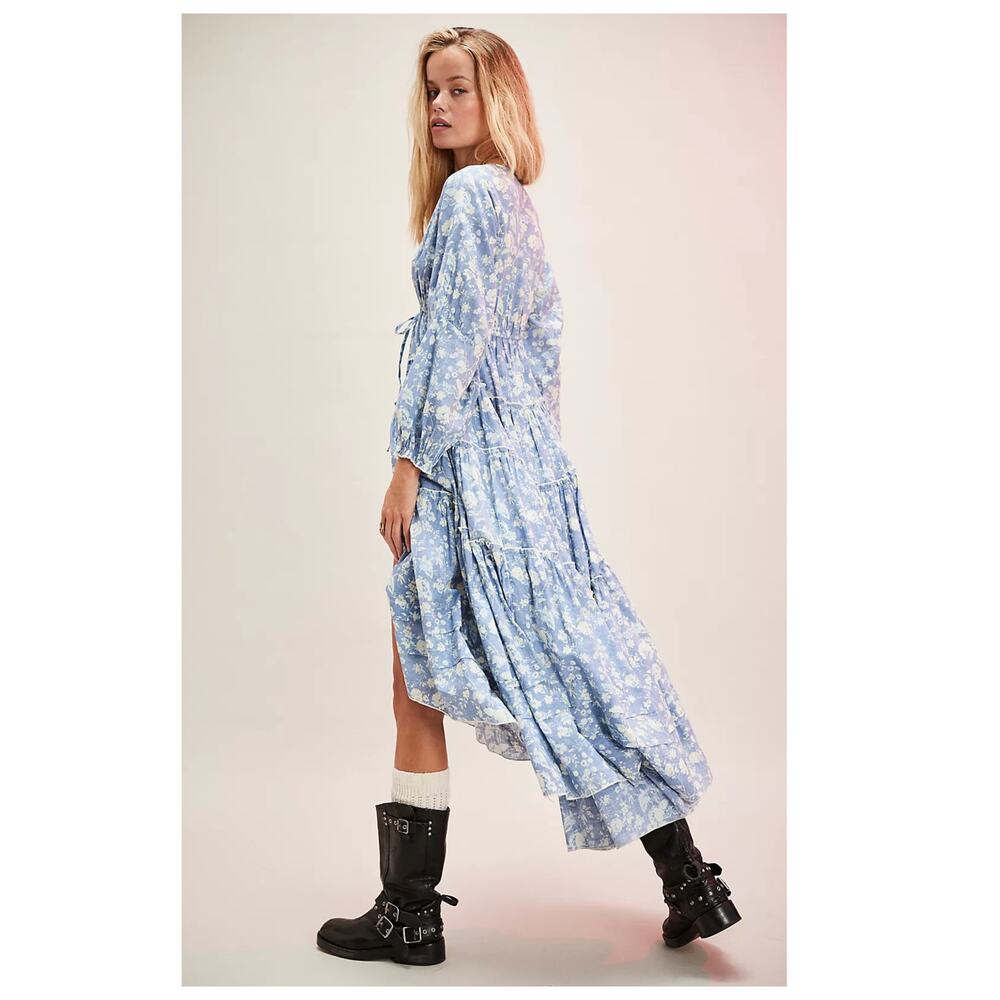 Free People Pappiet Midi Dress Size Small - Picture 3 of 15